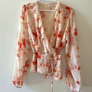 Floral Wilfred Blouse: Large